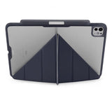 Pipetto iPad Pro 11 (M4/M5) Etui Origami No3 Pencil Case Mørkeblå