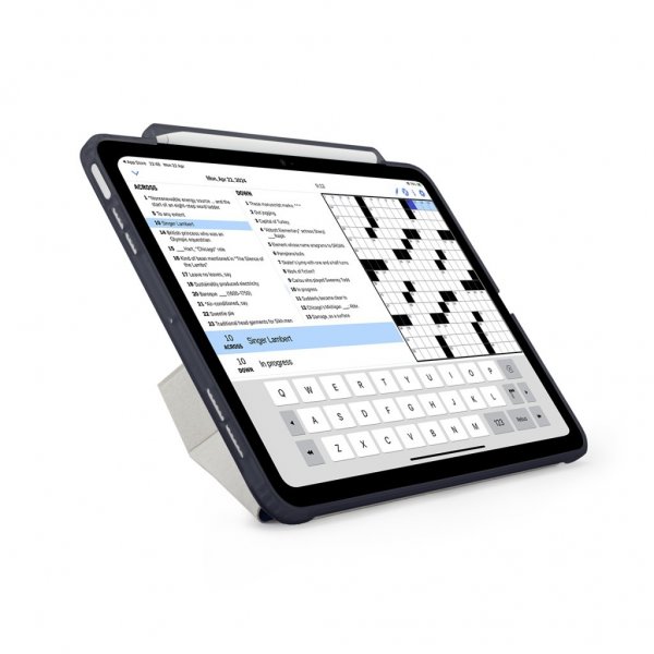 Pipetto iPad Pro 11 (M4/M5) Etui Origami No3 Pencil Case Mørkeblå