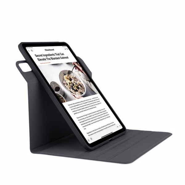 Pipetto iPad Pro 11 (M4/M5) Etui Origami No5 Rotating Folio Case Svart