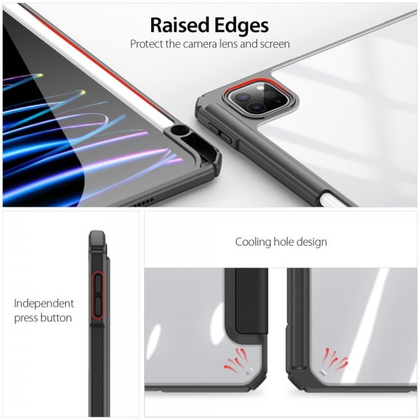 Dux Ducis iPad Pro 11 (M4/M5) Etui TOBY Series Svart