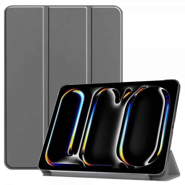 iPad Pro 11 (M4/M5) Etui Trifold Grå