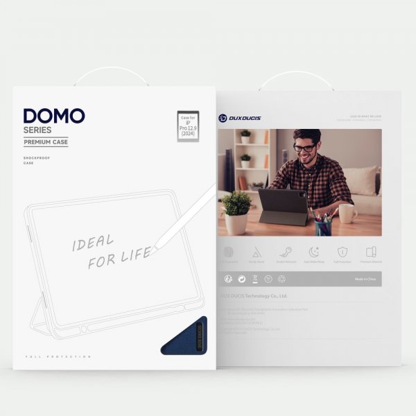 Dux Ducis iPad Pro 13 (M4/M5) Etui Domo Series Blå