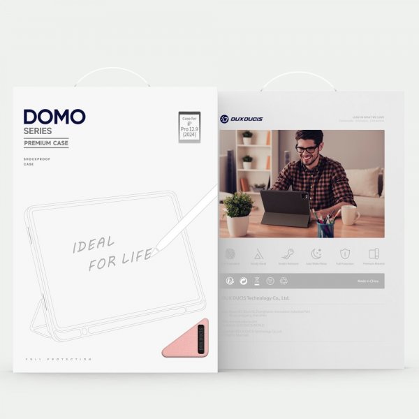 Dux Ducis iPad Pro 13 (M4/M5) Etui Domo Series Rosa