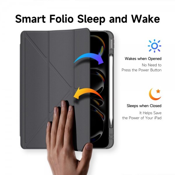 Dux Ducis iPad Pro 13 (M4/M5) Etui Magi Series Grå