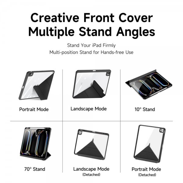 Dux Ducis iPad Pro 13 (M4/M5) Etui Magi Series Svart