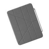 Pipetto iPad Pro 13 (M4/M5) Etui Origami No3 Pencil Case Grå