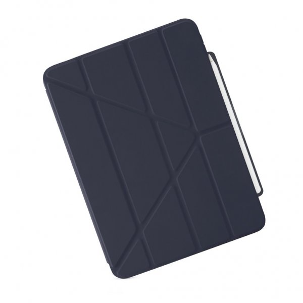 Pipetto iPad Pro 13 (M4/M5) Etui Origami No3 Pencil Case Mørkeblå