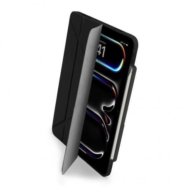 Pipetto iPad Pro 13 (M4/M5) Etui Origami No3 Pencil Case Svart
