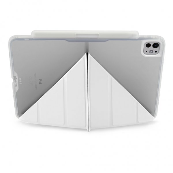 Pipetto iPad Pro 13 (M4/M5) Etui Origami No3 Pencil Case Hvit