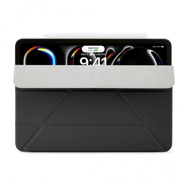 Pipetto iPad Pro 13 (M4/M5) Etui Origami No4 Slim Folio Case Svart