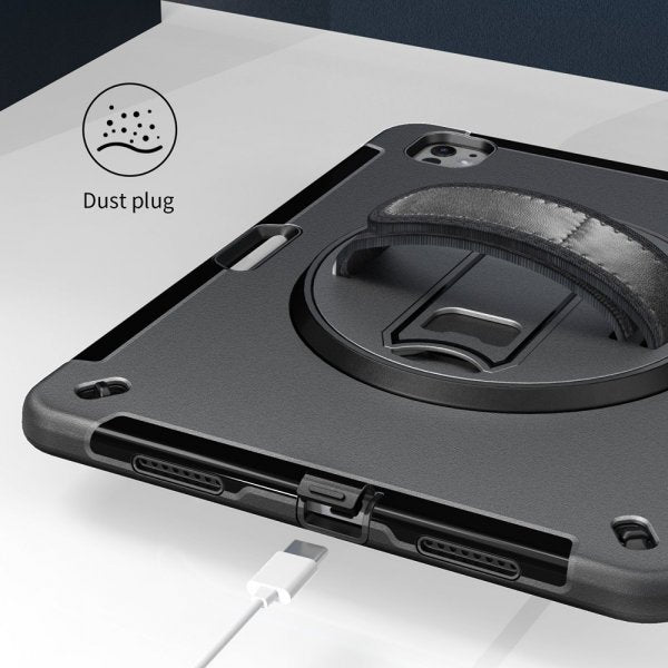 4smarts iPad Pro 13 (M4/M5) Deksel Rugged Etui Grip Svart