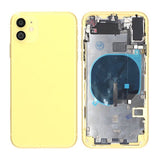iPhone 11 Bakside med Komplett Ramme Premium - Gul