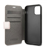 Guess iPhone 11 Etui Skinntekstur Rosegull