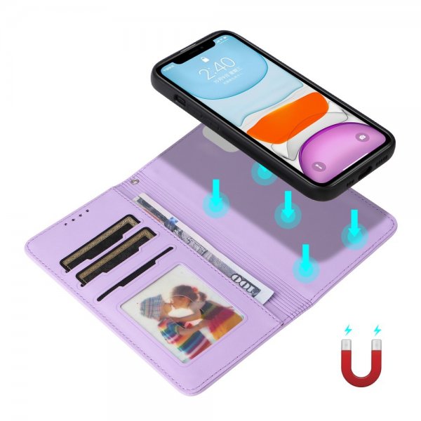 Betopnice iPhone 11 Etui Avtagbart Deksel 005 Lilla