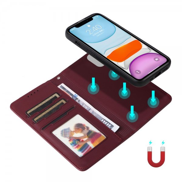 Betopnice iPhone 11 Etui Avtagbart Deksel 005 Rød