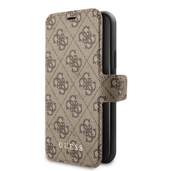 Guess iPhone 11 Etui Monogram Brun
