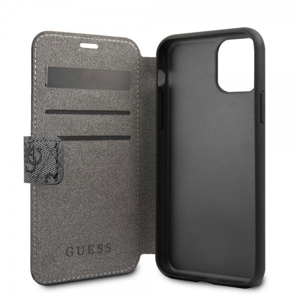Guess iPhone 11 Etui Monogram Grå