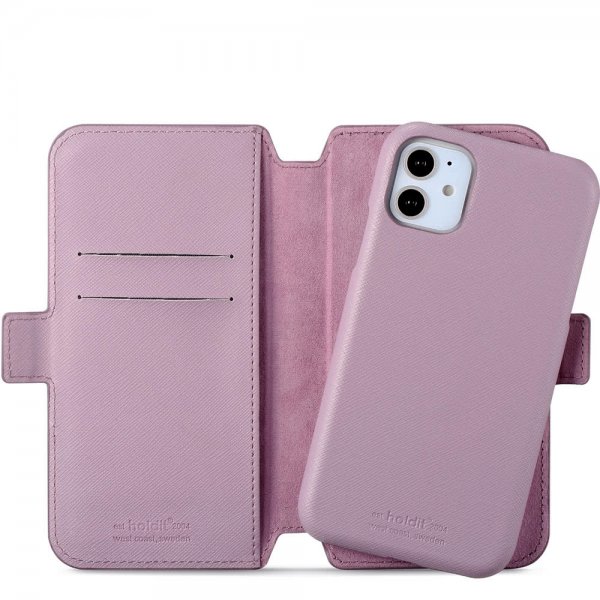 holdit iPhone 11 Etui Stockholm Löstagbart Deksel Mauve