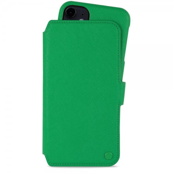 holdit iPhone 11 Etui Wallet Case Magnet Stockholm Grass Green