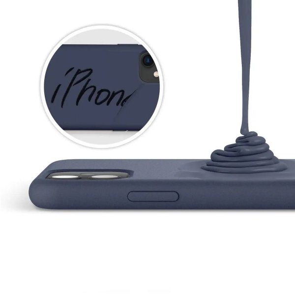 Rvelon iPhone 11 Deksel Silikon Blå