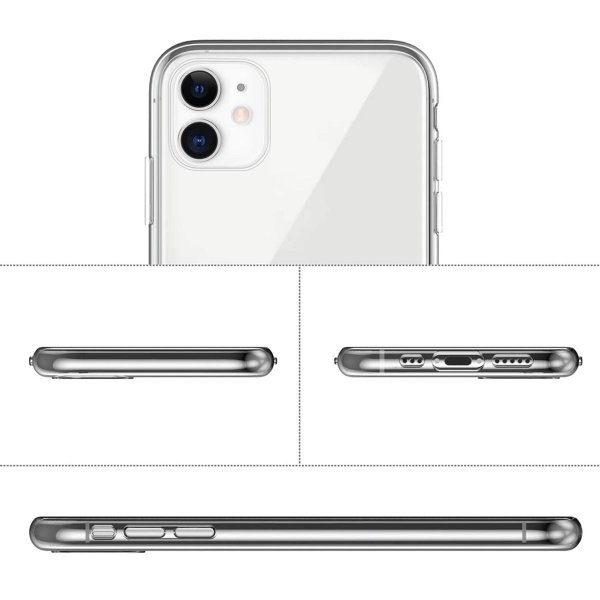 iPhone 11 Deksel Støtsikker TPU Transparent