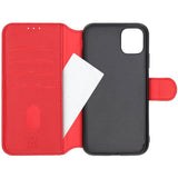 Rvelon iPhone 11 Etui Utbrettbar Kortlomme Rød