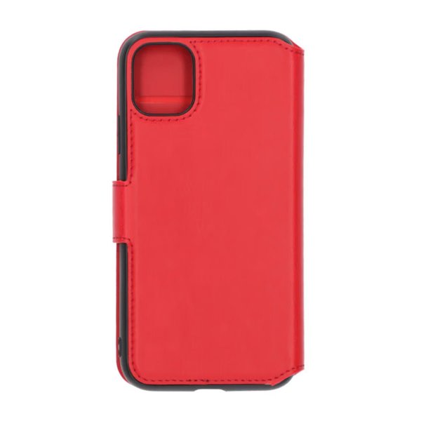 Rvelon iPhone 11 Etui Utbrettbar Kortlomme Rød