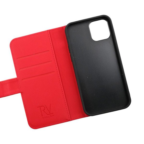Rvelon iPhone 11 Etui Detachable Wallet Case Rød