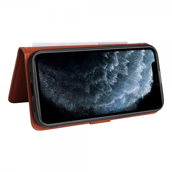 Betopnice iPhone 11 Pro Etui Avtagbart Deksel 005 Brun