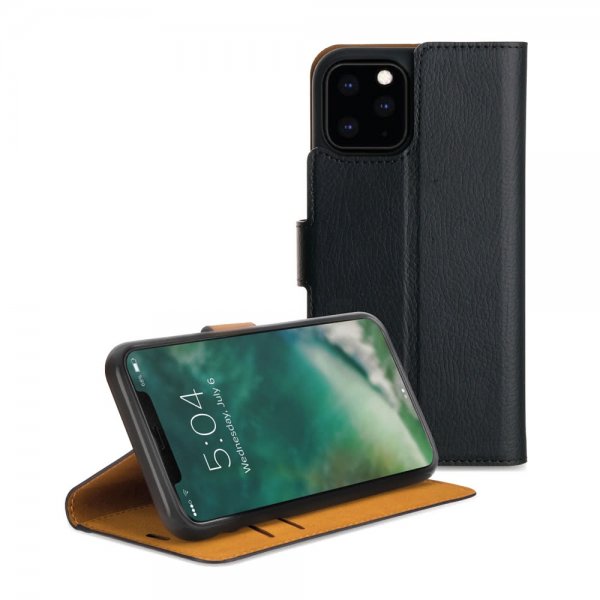 Xqisit iPhone 11 Pro Max Etui Slim Wallet SelecTion Svart
