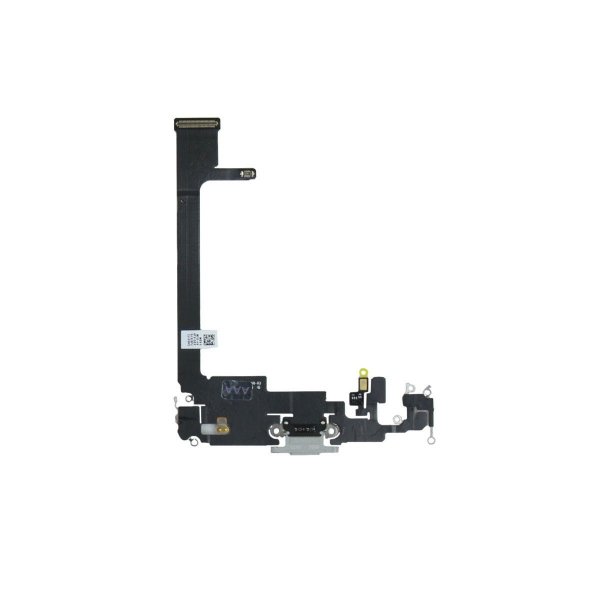 iPhone 11 Pro Max Ladekontakt Flekskabel - Sølv