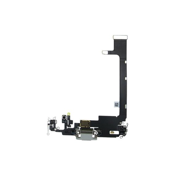 iPhone 11 Pro Max Ladekontakt Flekskabel - Sølv
