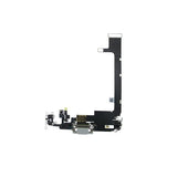 iPhone 11 Pro Max Ladekontakt Flekskabel - Sølv