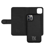 Rvelon iPhone 11 Pro Max Etui Detachable Wallet Case Svart