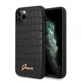 Guess iPhone 11 Pro Max Deksel Croco Svart