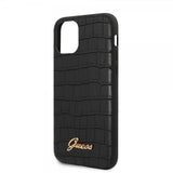 Guess iPhone 11 Pro Max Deksel Croco Svart