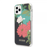Guess iPhone 11 Pro Max Deksel Flower Edition N.1 Svart