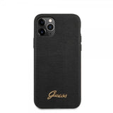 Guess iPhone 11 Pro Max Deksel Lizard Svart