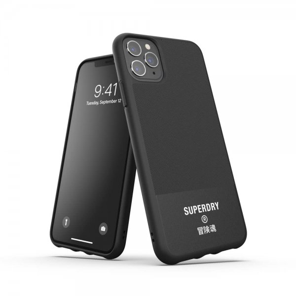 Superdry iPhone 11 Pro Max Deksel Moulded Case Canvas Svart