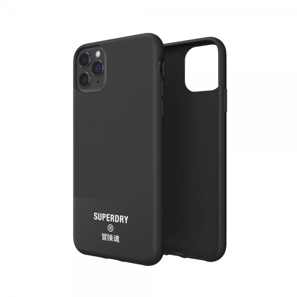 Superdry iPhone 11 Pro Max Deksel Moulded Case Canvas Svart