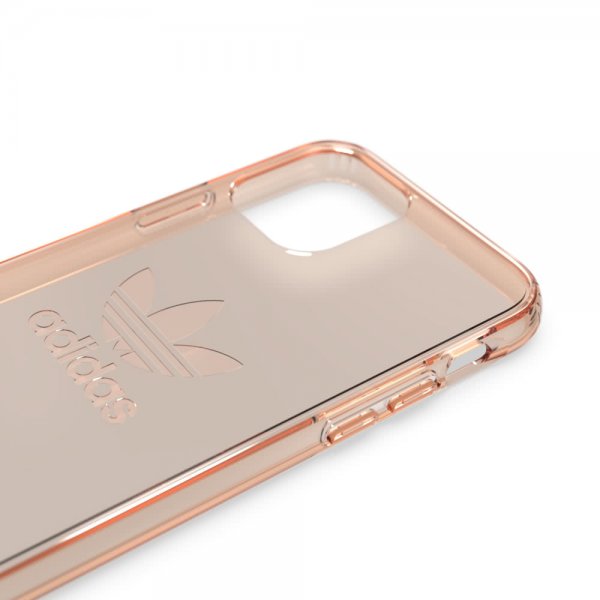 Adidas iPhone 11 Pro Max Deksel OR Protective Clear Case FW19 Rosegull