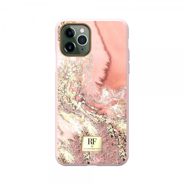 Richmond & Finch iPhone 11 Pro Max Deksel Pink Marble Gold