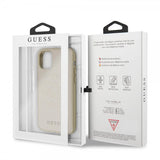 Guess iPhone 11 Pro Max Deksel Saffiano Cover Gull