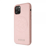 Guess iPhone 11 Pro Max Deksel Saffiano Cover Rosegull