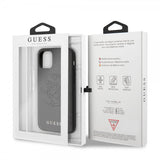 Guess iPhone 11 Pro Max Deksel Saffiano Cover Svart