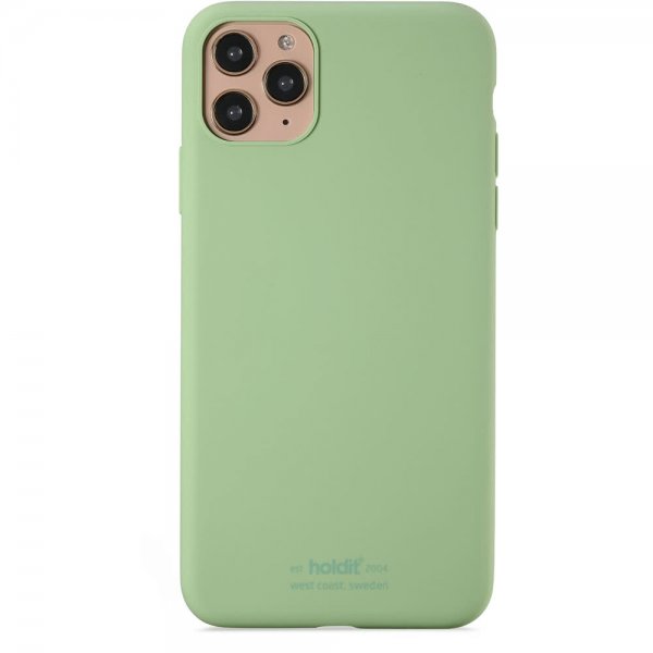 holdit iPhone 11 Pro Max Deksel Silikon Jade Green
