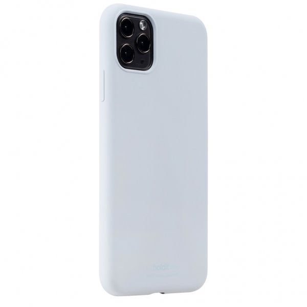 holdit iPhone 11 Pro Max Deksel Silikon Mineral Blue