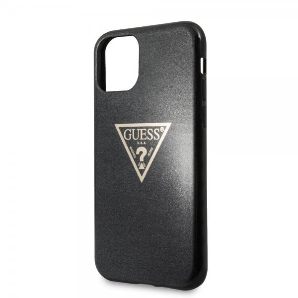 Guess iPhone 11 Pro Max Deksel Solid Glitter Cover Svart