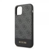 Guess iPhone 11 Pro Max Deksel Stripe Cover Grå