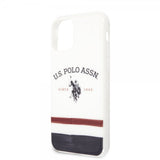 U.S. Polo iPhone 11 Pro Max Deksel Tricolore Hvit